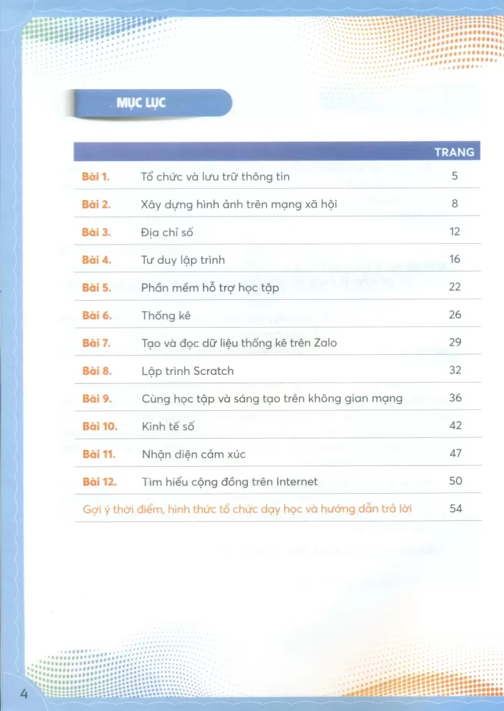GIÁO DỤC KĨ NĂNG CÔNG DÂN SỐ LỚP 3